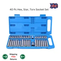 40Pcs Hex Star Torx Socket Bit Set Tool Kit - The Ultimate Handyman’s Companion