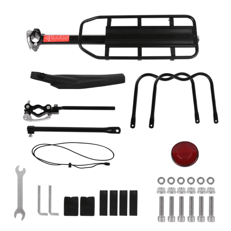 Bicycle Rear Pannier Rack Luggage Carrier Touring Adjustable
